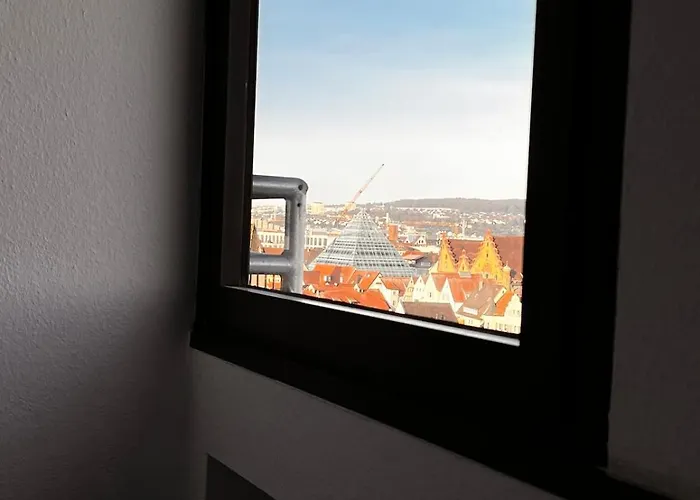 Apartmán Centrally Located 1 In Ulm With Ulmer Muenster View Neu-Ulm